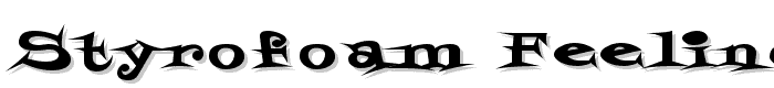 Styrofoam Feelings font